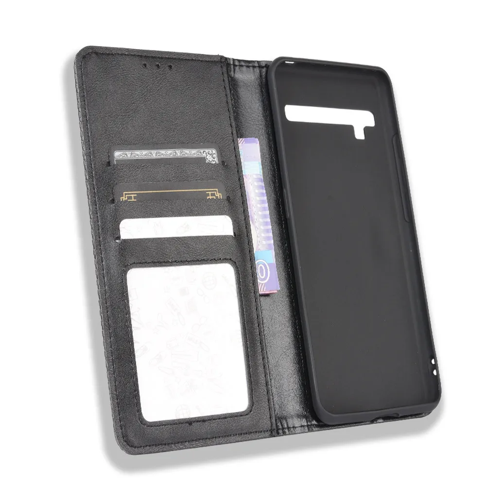 For TCL 10 Pro Case Luxury Flip PU Leather Wallet Magnetic Adsorption Shockproof Case For TCL 10Pro Phone Bags