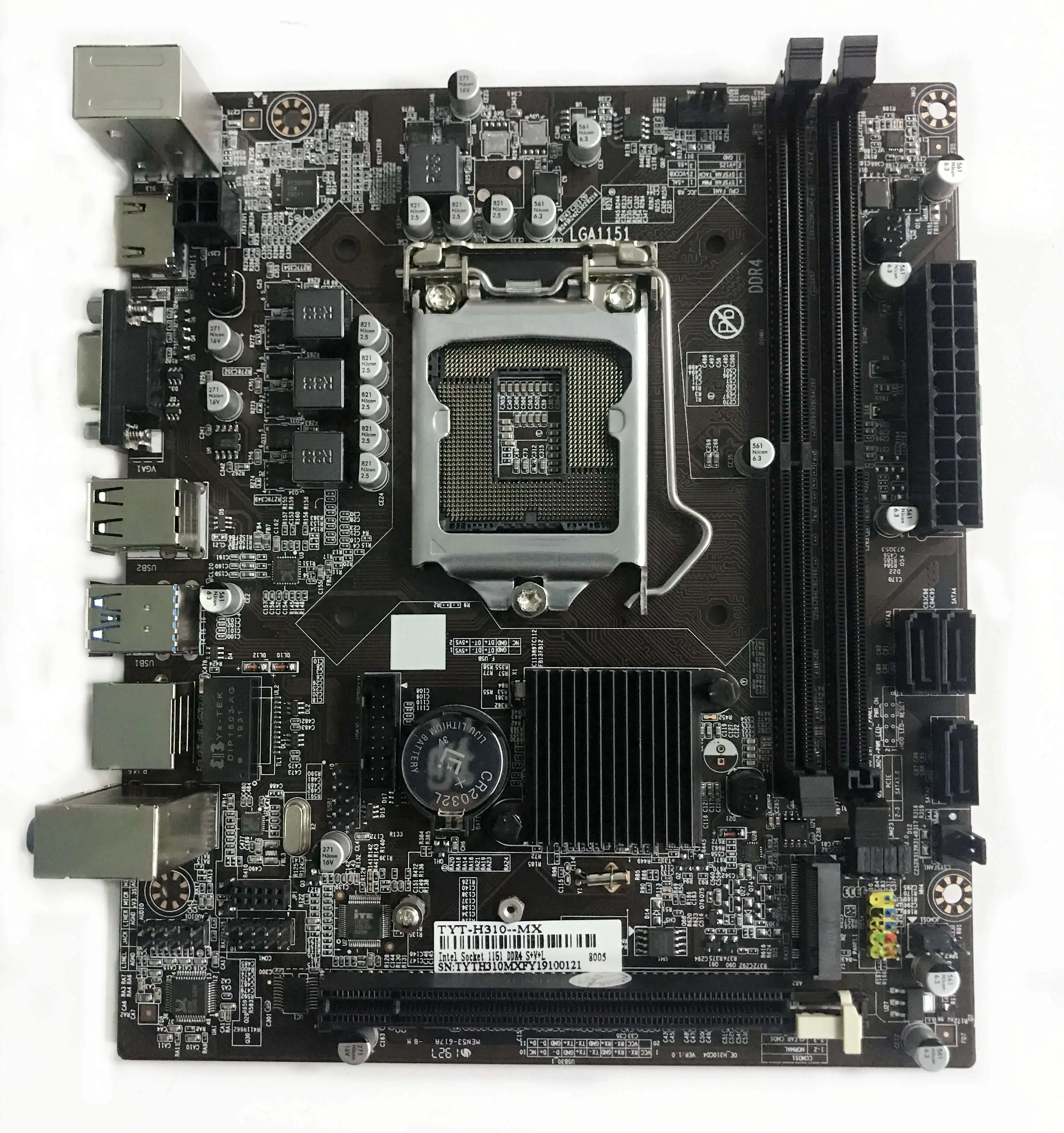 PCWINMAX New H310 Motherboard LGA 1151 DDR4 32GB Micro ATX Supports 8th 9th Generation Processors H310 mATX Mainboard