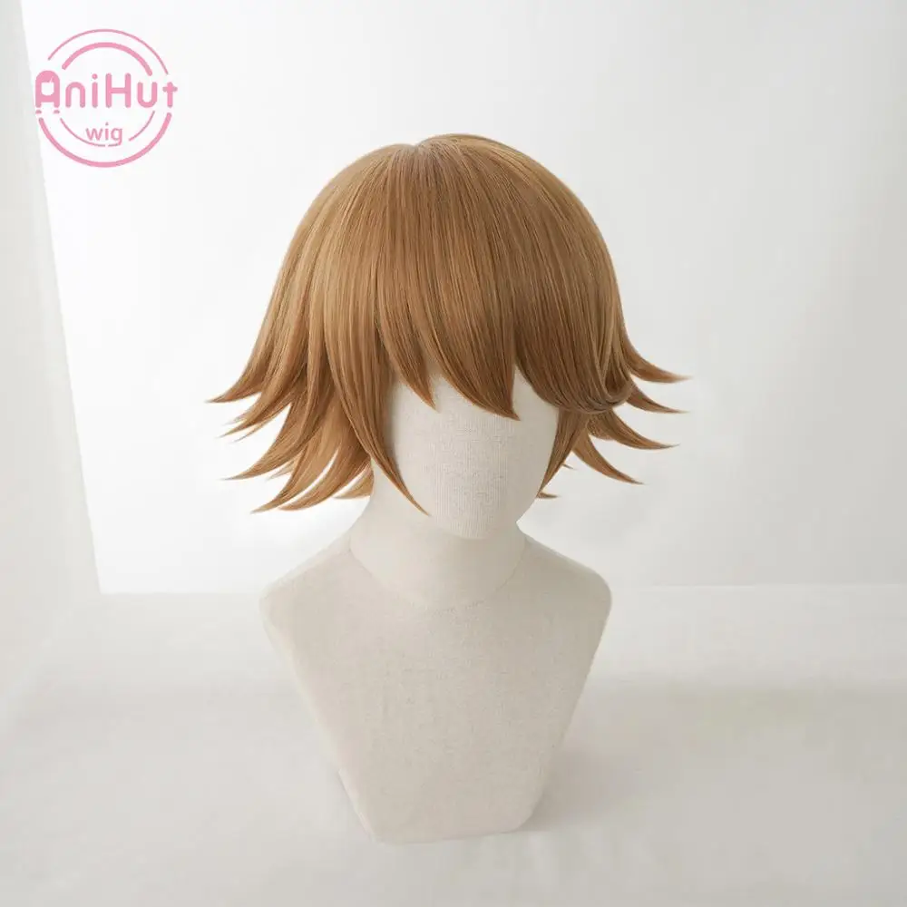 Chihiro Fujisaki Cosplay Wig Danganronpa Game AniHut Cosplay Hair Synthetic Heat Resistant Women Hair Fujisaki Chihiro