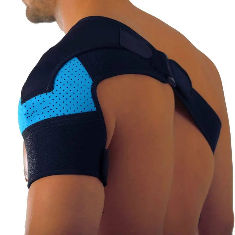 1PC Women Men Shoulder Brace with Pressure Pad Shoulder Support Pain I ce Pack Shoulder Compression Sleeve Accessories