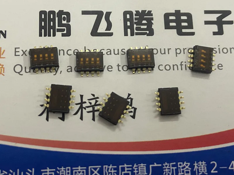 

1PCS Original American Grayhill 97C04SRT dial code switch 4-bit key type 4P flat dial patch 1.27mm