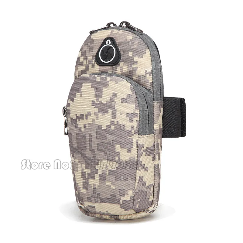 Brassard de course, sac de Camouflage, étui de sport universel pour Smartphone étanche, clés d'écouteurs mobiles, pochette de bras, support de téléphone portable en Nylon