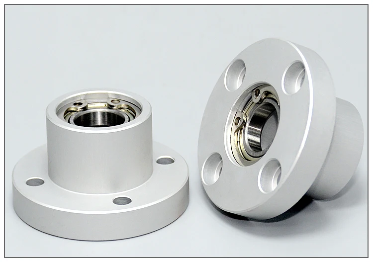 freer shipping Bearings with Housings, Double-Shielded Flange Bearing Seat Assembly with Buckle Ring, Dia 5/6/8/10/12/15/17mm