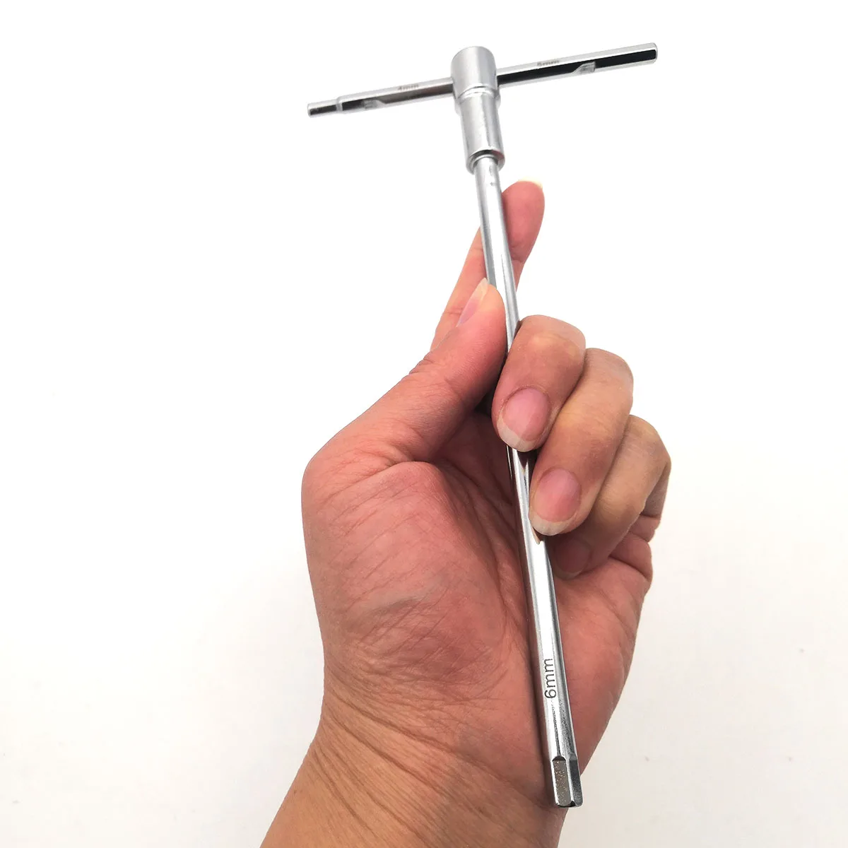 4/5/6Mm T-jenis Geser Allen Kunci CR-V Kekerasan Tinggi Baja Paduan Multifungsi Alat Perbaikan Aksesori