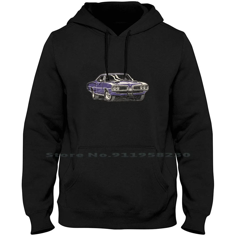 1970 Coronet Super Bee Muscle Car Hoodie Sweater Big Size Cotton Muscle Car Muscle Super Music Humor 1970 Usc One Net Fun Bee Us