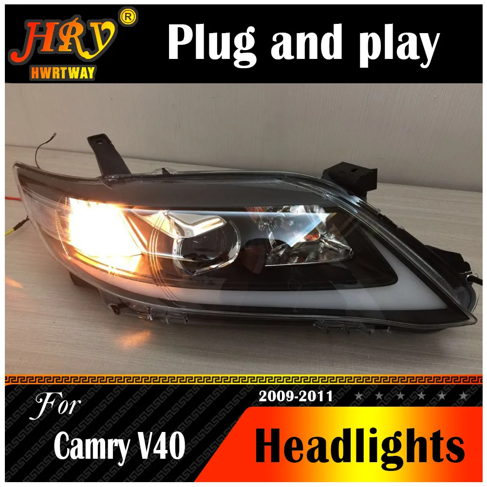 Car Styling Headight per Toyota Camry V40 USA Style 2009 2010 2011 LED Light Bi Xenon Head Lamp Front Light