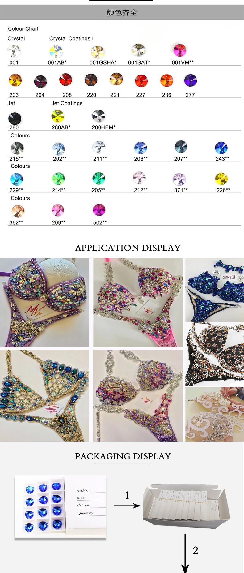 Crystal Rhinestones Fat Triangle All Color Sew On Stones Glass High Quality Flatback Sewing Rhinestone For Clothes Dress Shoes