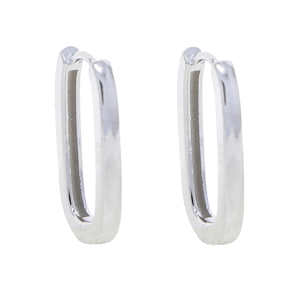 925 sterling silver multi piercing women earring simple geometric mini hoops 925