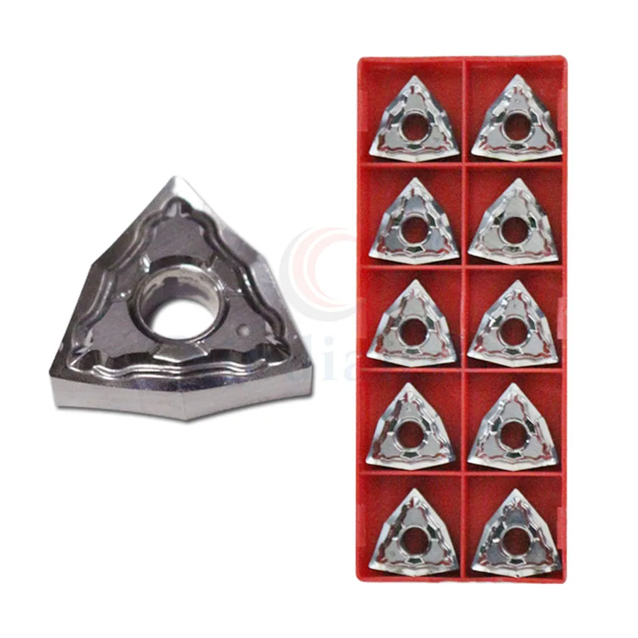 Originale WNMG080404-HA K10 WNMG080408- HA K10 per la Lega di Alluminio e Lavorazione del Rame Inserti In Metallo Duro CNC Tornio Utensili di Tornitura