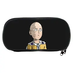 One Punch Man Pencil Cases Girl Cosmetic Bag Boys Pencil Bags Anime Print High Capacity School Supplies Stationery Cases