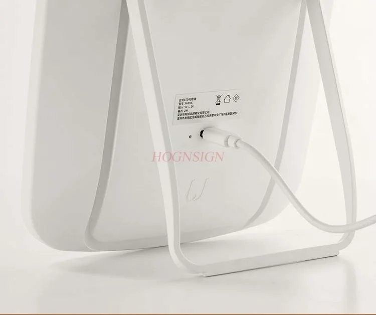 Desktop Led Desktop Make-Up Spiegel Tragbare Falten Füllung Spiegel Lichter Schlafsaal Schönheit Lichter Kleine Spiegel Verkauf