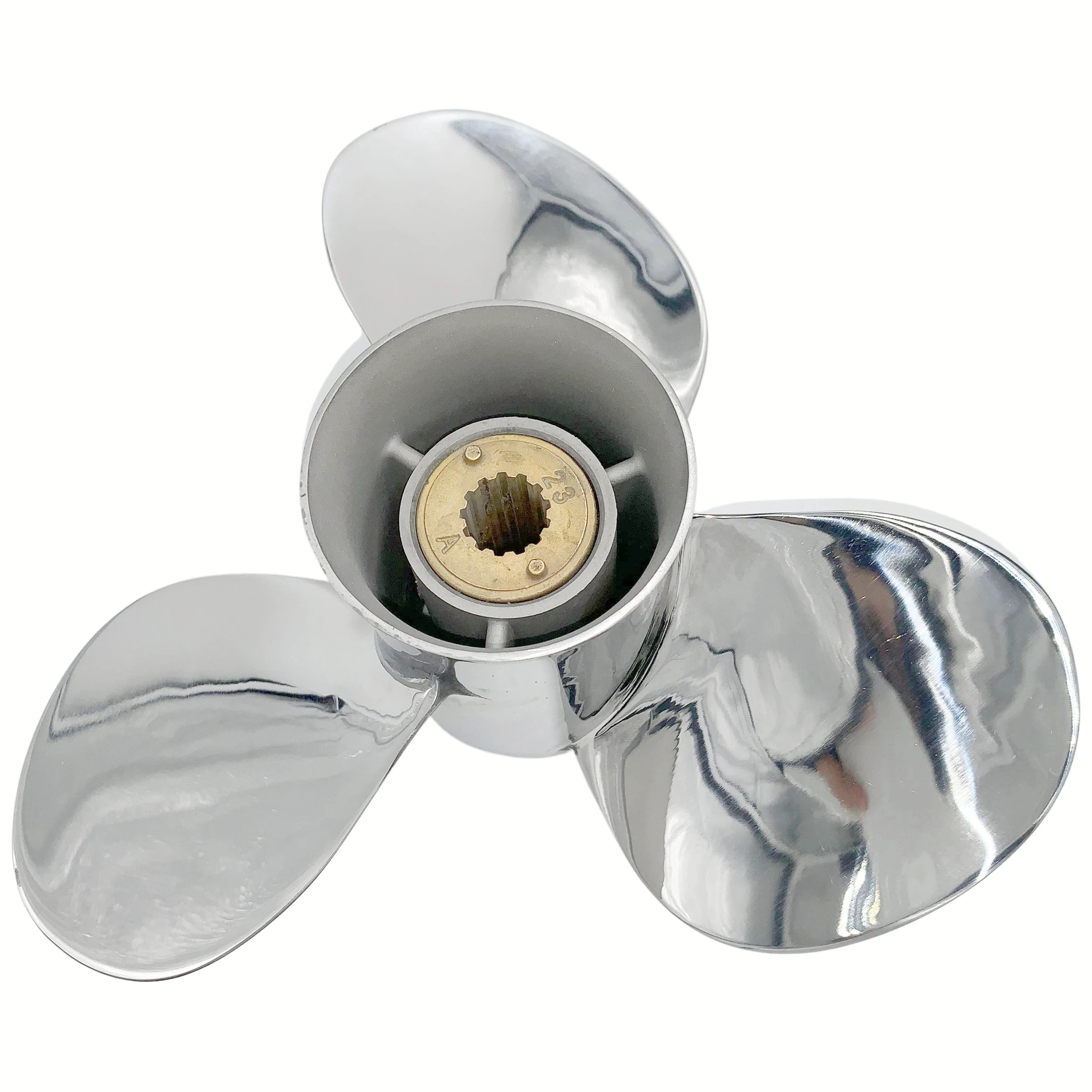 

Boat Propeller 11 1/8x14 for Mercury 40HP-60HP 3 Blades Stainless Steel Prop SS 13 Tooth RH 11.125x14