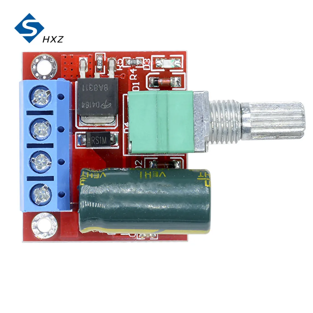 Regulador de velocidade do motor dc 4.5v-35v dc 12v 24v pwm controlador de velocidade do motor 0-5a 90w interruptor regulador de motor de alta potência