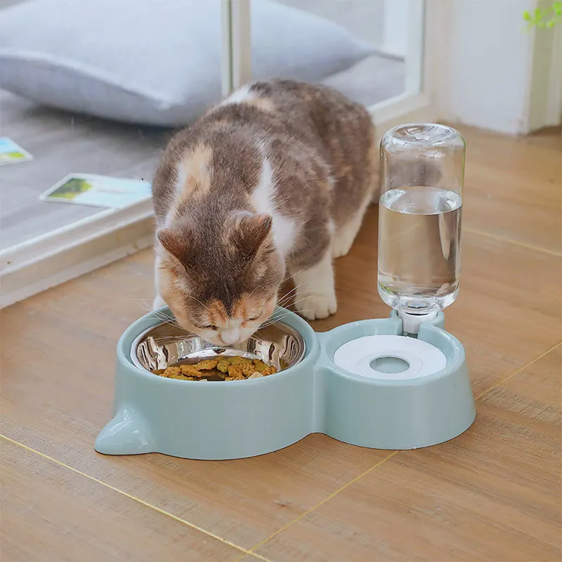 

Dog Accessories Pet Water Dispenser Dog Food Bowl Dog Water Bowl Cat Feeder Automatic Gamelle Chat поилка для собак