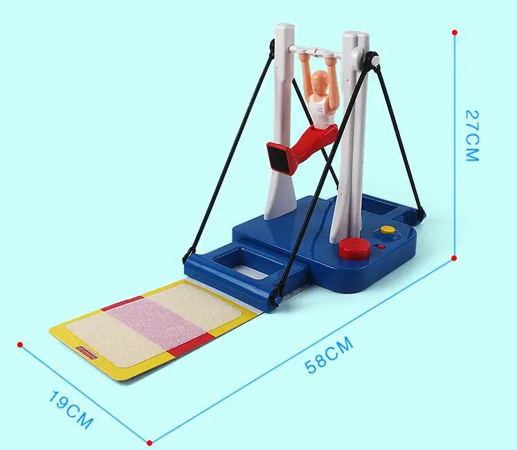 Creative Gymnastic machine toy Novelty Gymnastics War Gymnastic Machine Horizontal Bar Hand Eye Coordination Desktop Toys