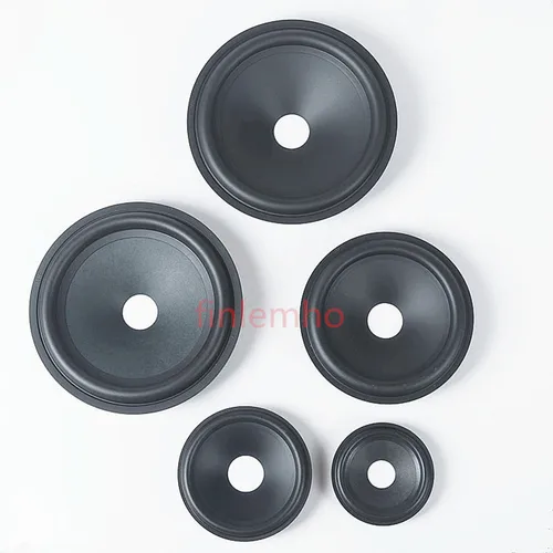 Imagen 2 del producto Cono de papel para altavoz Woofer, envolvente de goma de 3/4/5/6,5 pulgadas con tapa antipolvo, Kit de reparación para sistema DIY de estudio de cine en casa, 1 ud.