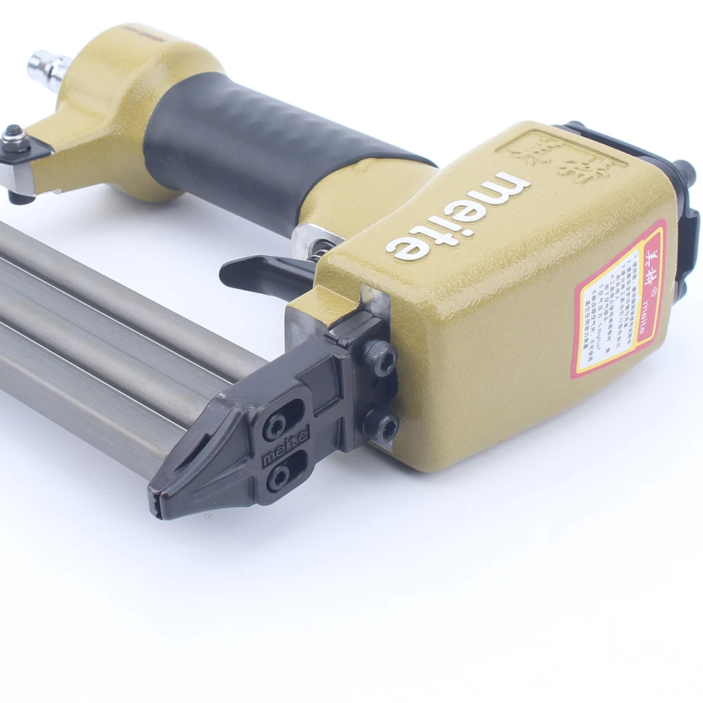 Meite F32 Pneumatic Brad Nailer Gun Air Stapler Tools for Decoration/Leather/Shoes