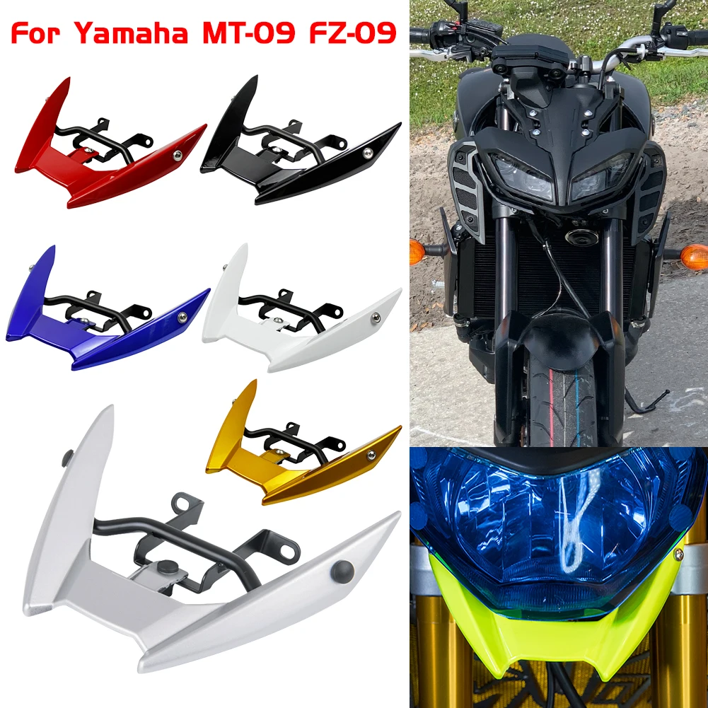 

MT09 FZ09 Front Beak Cover Upper Headlight Fairing Stay Bracket For Yamaha MT-09 FZ-09 MT 09 FZ 09 2014 2015 2016 Accessories