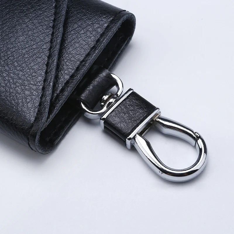 Genuine Leather Keychain Car Key Holder Organizer Bag Men\'s And Women\'s Ring Large Capacity 2021 New Fashion Luxury Brand Hand