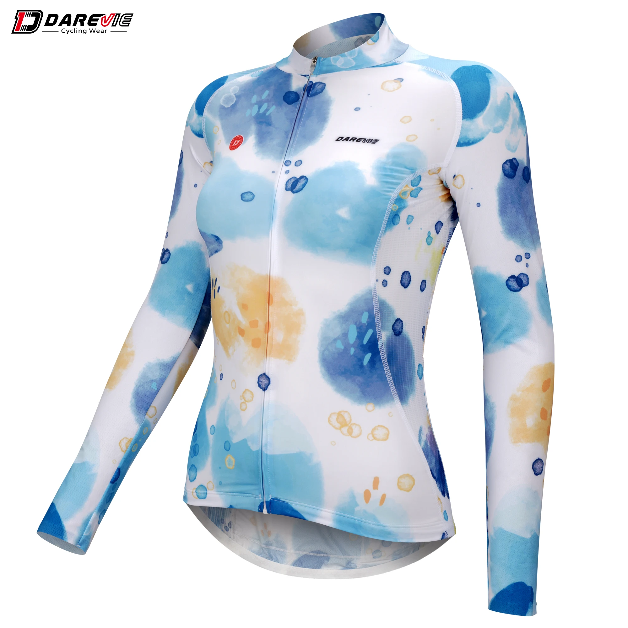 DAREVIE Women Cycling Jersey Women\'s Cycling Clothing High Quality Breathable Non-Slip Cycling Long Sleeve Cycling Clothing