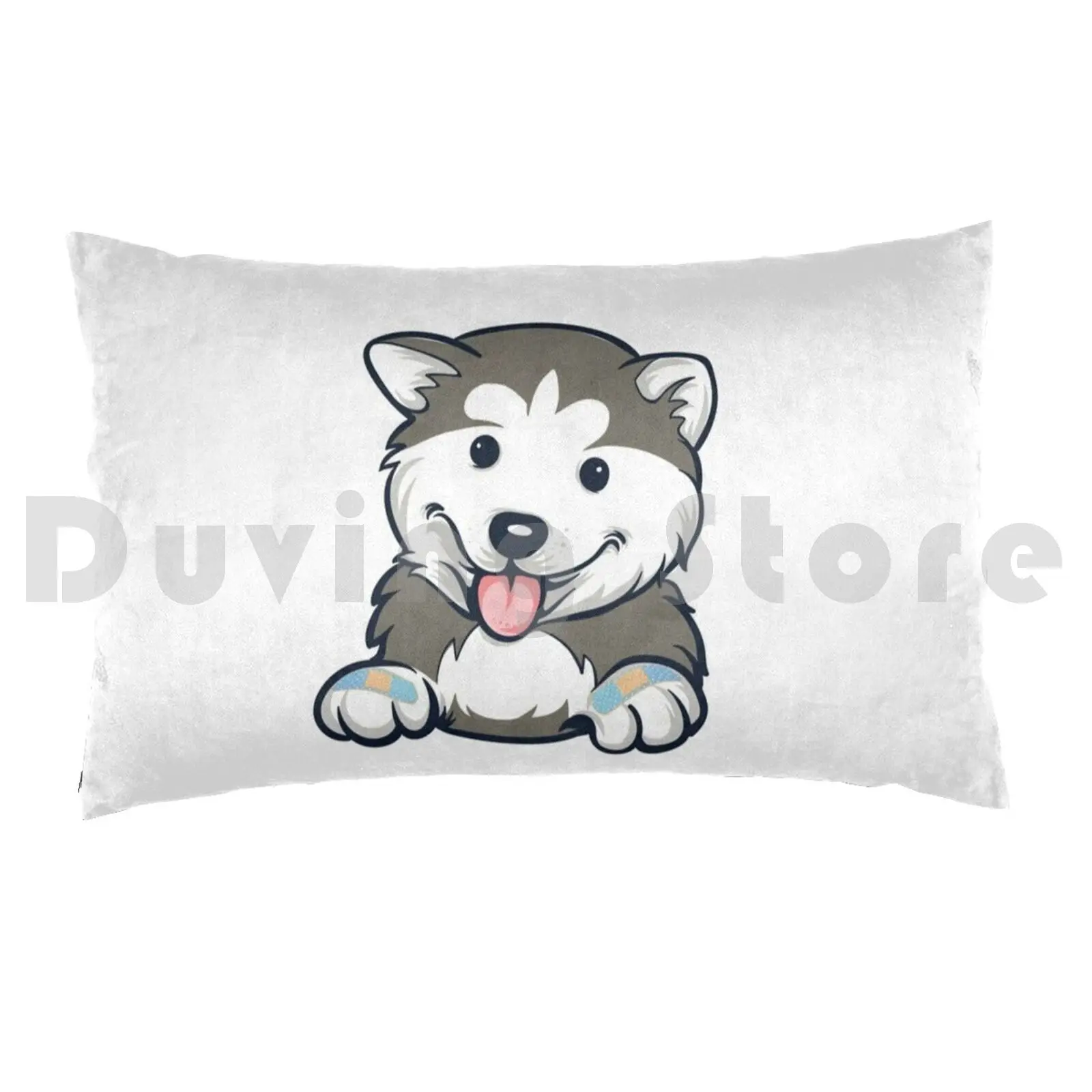 Everest Pillow Case Printed 50x75 Dog Siberian Childish