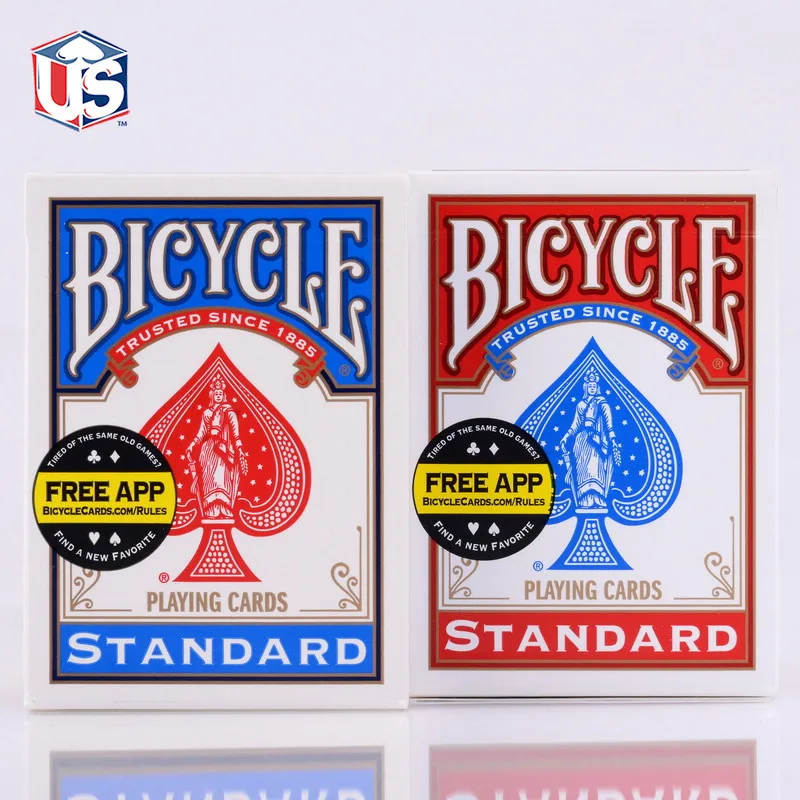 USA Native Bicycle Standard Playing Cards Red&Blue Original 808 Rider Back Decks with 5 Bonus Dice Collectible Poker Card Games