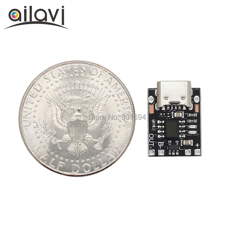 Mini Ternary lithium Battery Charging Board 1A 3.7V4.2V Charging Module Type-C Interface With Protection Board