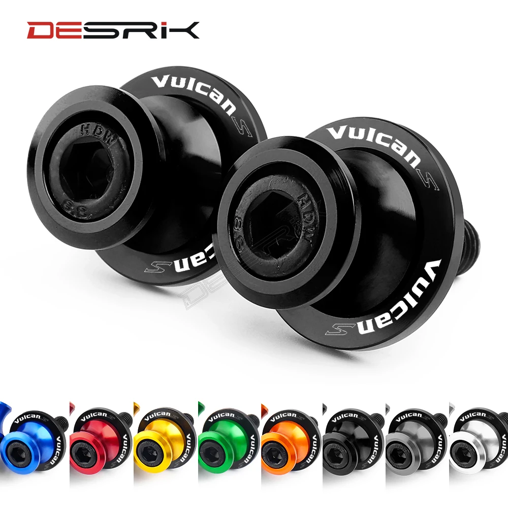 

10MM Motorcycle CNC Swingarm Spools Stand Screws Slider For Kawasaki VULCAN S 650 CC 2015 2016 2017 2018 2019