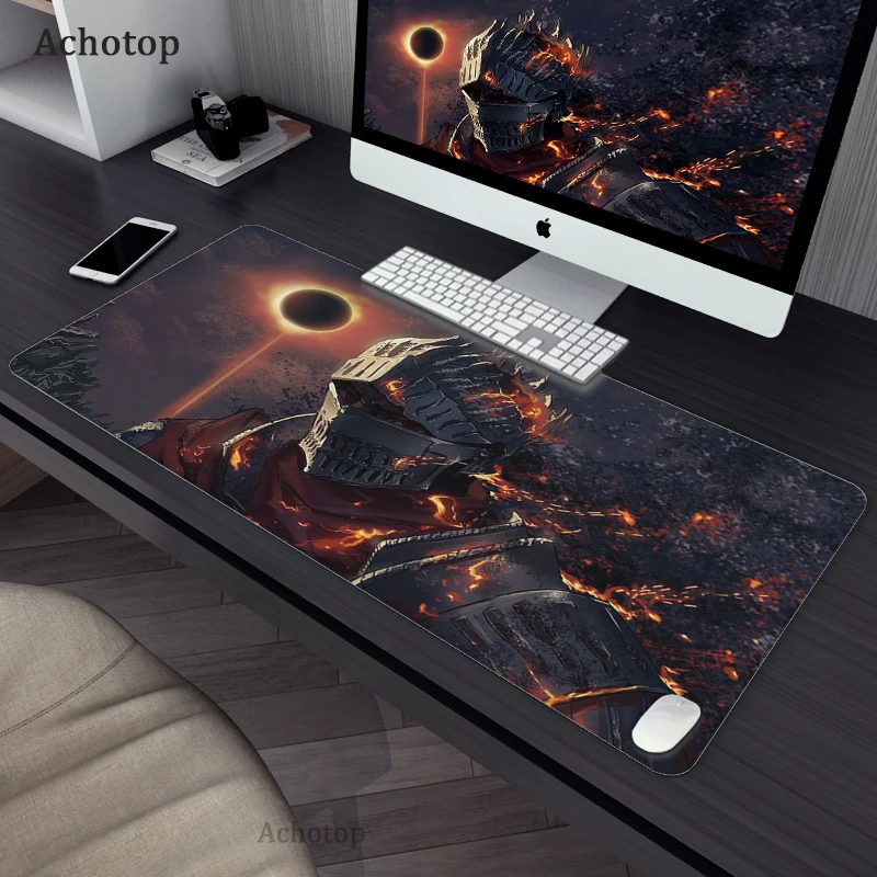 Dark soul XXL Large Computer Anime Mouse Pad 800X300mm Cool MousePad Laptop Desk Keyboard Pad XL Table Mat for Playing Games