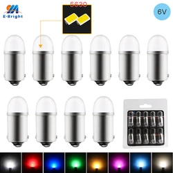 10X GE 44 47 755 756 Led Light Bulbs BA9S DC 6V 6.3V 1893 1847 1895 LED Bulb for Game Pinball Machine BA9 Pinball Flashlights