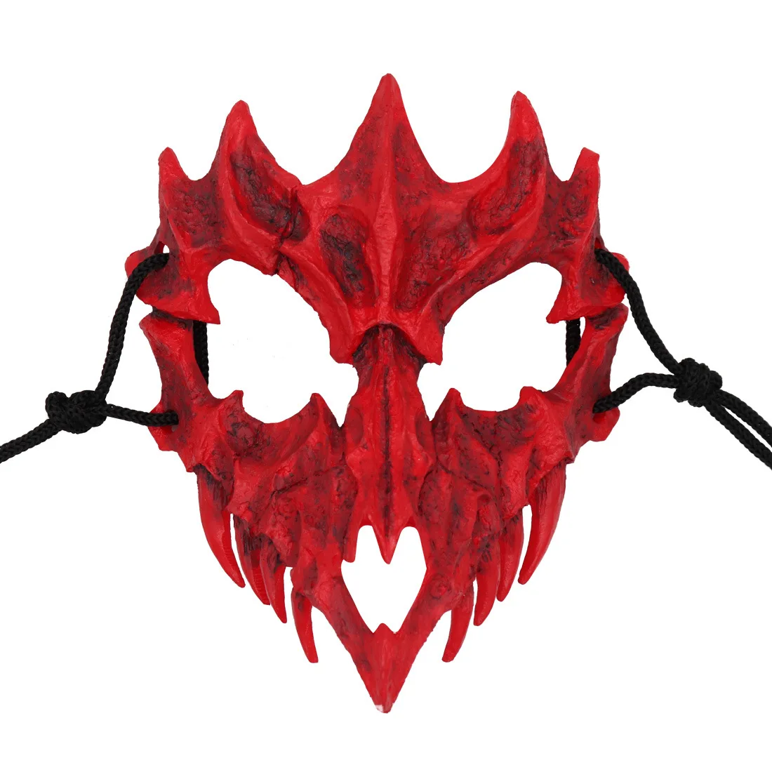 Japanese Monster Masks Half Face Covered Bone Mask Yasha Tengu Tiger sKkull Mask Cosplay Halloween Masks