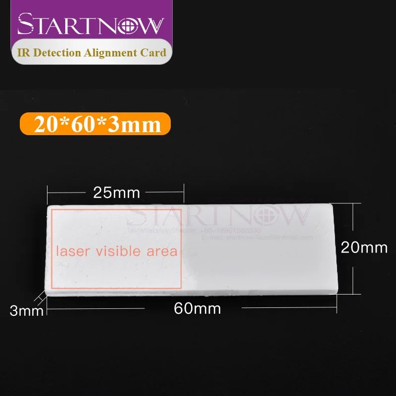 IR Detection Alignment Card Laser Marking Test Paper Calibrator Ceramic Plate 180x180mm Double-sided Laser Dimming Photo Paper