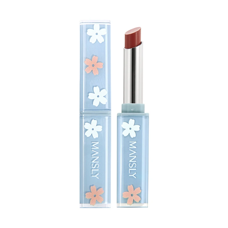 Blue Flowers Velvet Matte Lipstick Soft Touch Long Lasting Waterproof Easy To Wear Natural Smooth Makeup Beauty Women Cosmetics