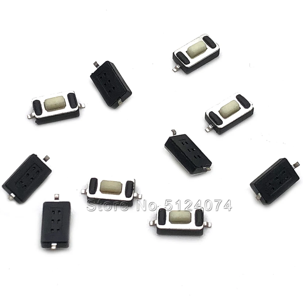 100pcs/lot New type 3*6*2.5MM micro key switch SMD 3X6X2.5 button flat panel 2pin brand new