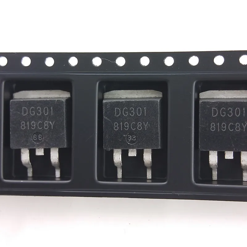 10 개/몫 DG301 MOS triode TO-263 재고 있음