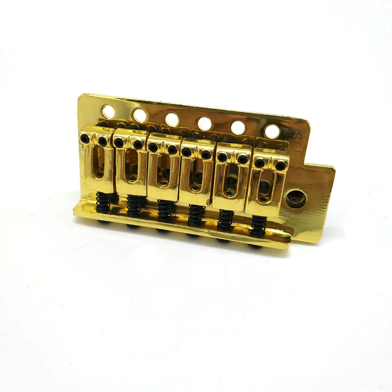 Ein Set goldener, silberner und schwarzer E-Gitarren-Brücke, Saitenziehbrett, Single-Shake-Vibrato, Musikinstrumenten-Teile – Detail 10