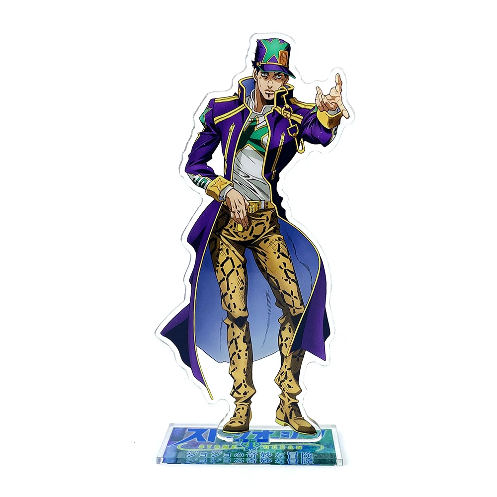 Jo no Bizarre Adventure Stone Ocean Jolyne Jotaro Hermes Anasui Emporio Weather Report F.F supporto acrilico figura cake topper