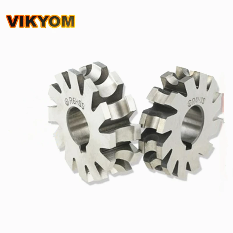 เหล็กความเร็วสูง R เว้าวงกลมสาม Face Milling Cutter R1 R2 R5 R10เครื่องกัด CNC