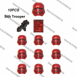 10PCS First Order Sith Troopers Pilot Building Blocks Bricks Star Action Figure Wars Toys Kids