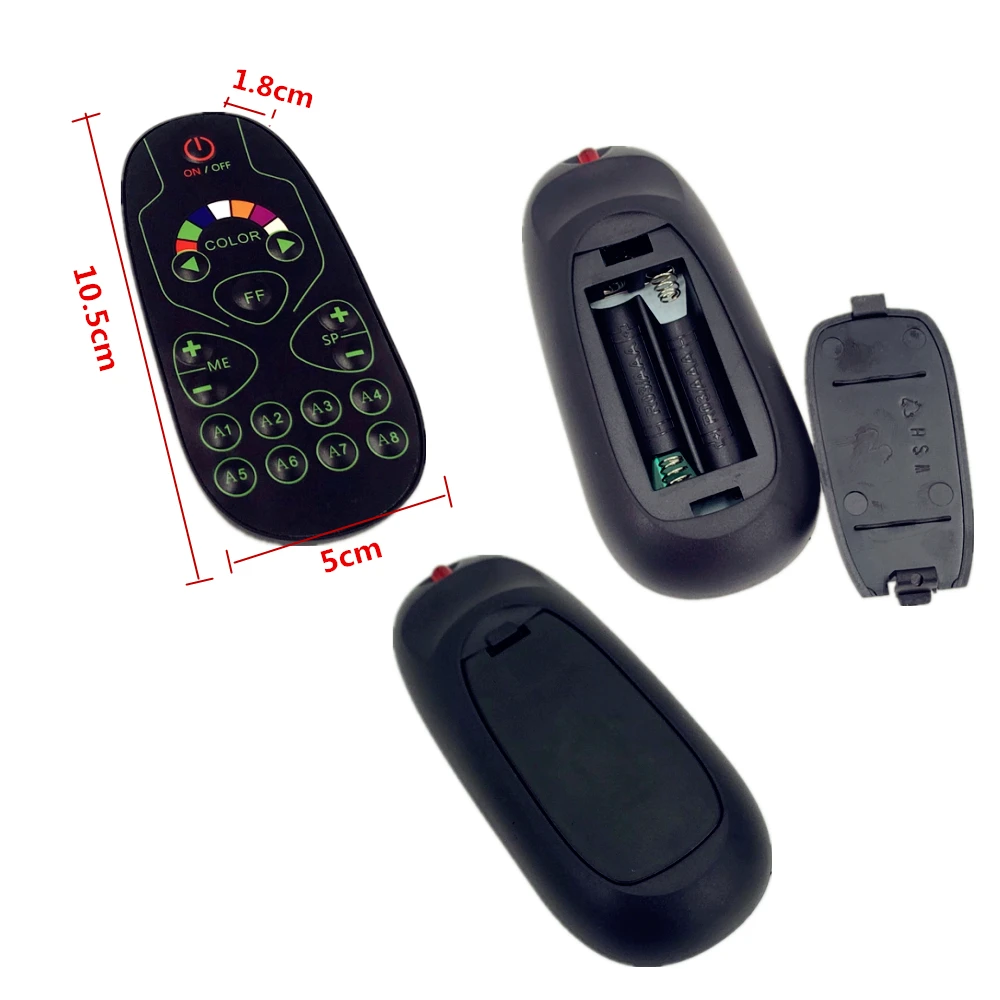 4 Stück Kabellose LED-Par-Scheinwerfer RGBWA UV 6in1 12x12W DMX Wandfluter Bühnenlicht Professionell für Party KTV Disco DJ – Detail 4
