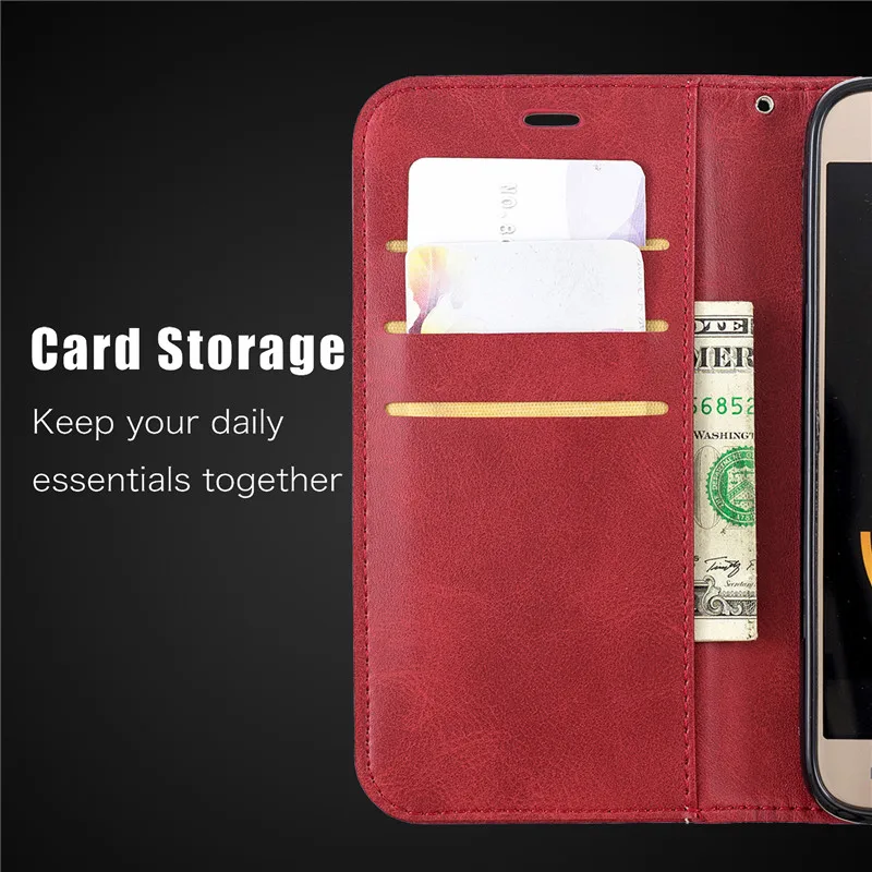 Leather Flip Case For Xiaomi Redmi 6 6A 7 7A 8 8A 9 9A 9C Note 9 Pro 9S Note 10 Pro POCO X3 Mi 10 Lite 10T Pro Wallet Case Cover