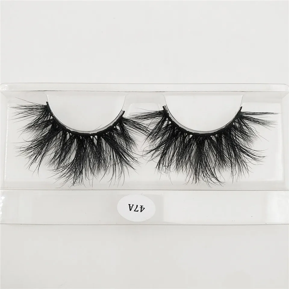 Faux-cils en vison 3d longs et doux, 25mm, accessoires de maquillage, vente en gros