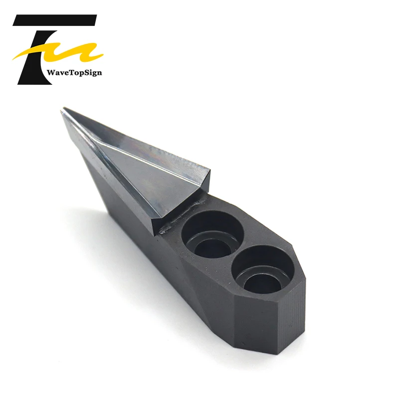 WaveTopSign V-type Stair Turning Tungsten Steel Blade R0.6/R0.9 Lathe Tool For Woodworking CNC Lathe