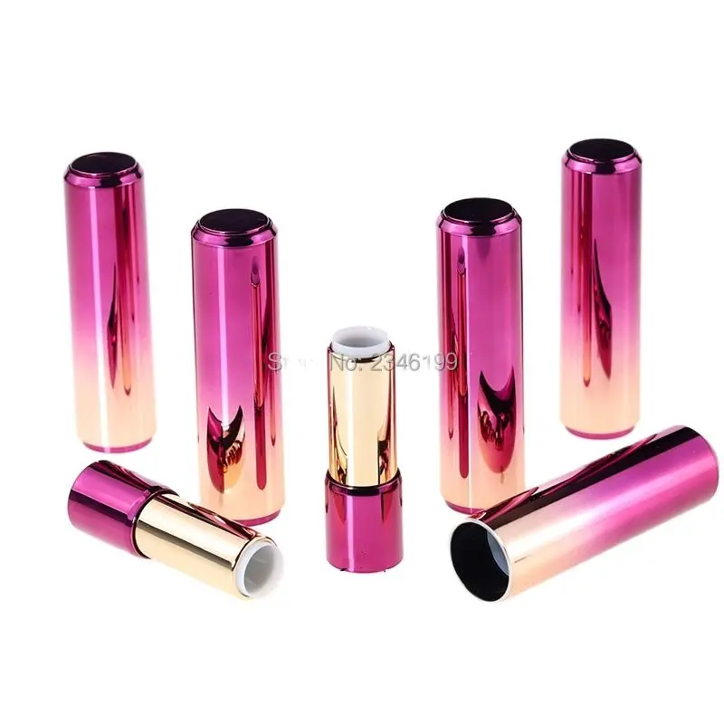 

12.1mm Empty Lipstick Tube Round Gradient Purple Lip Balm Tube Lipstick Container Plastic Bottle Cosmetic Container 20pcs/Lot