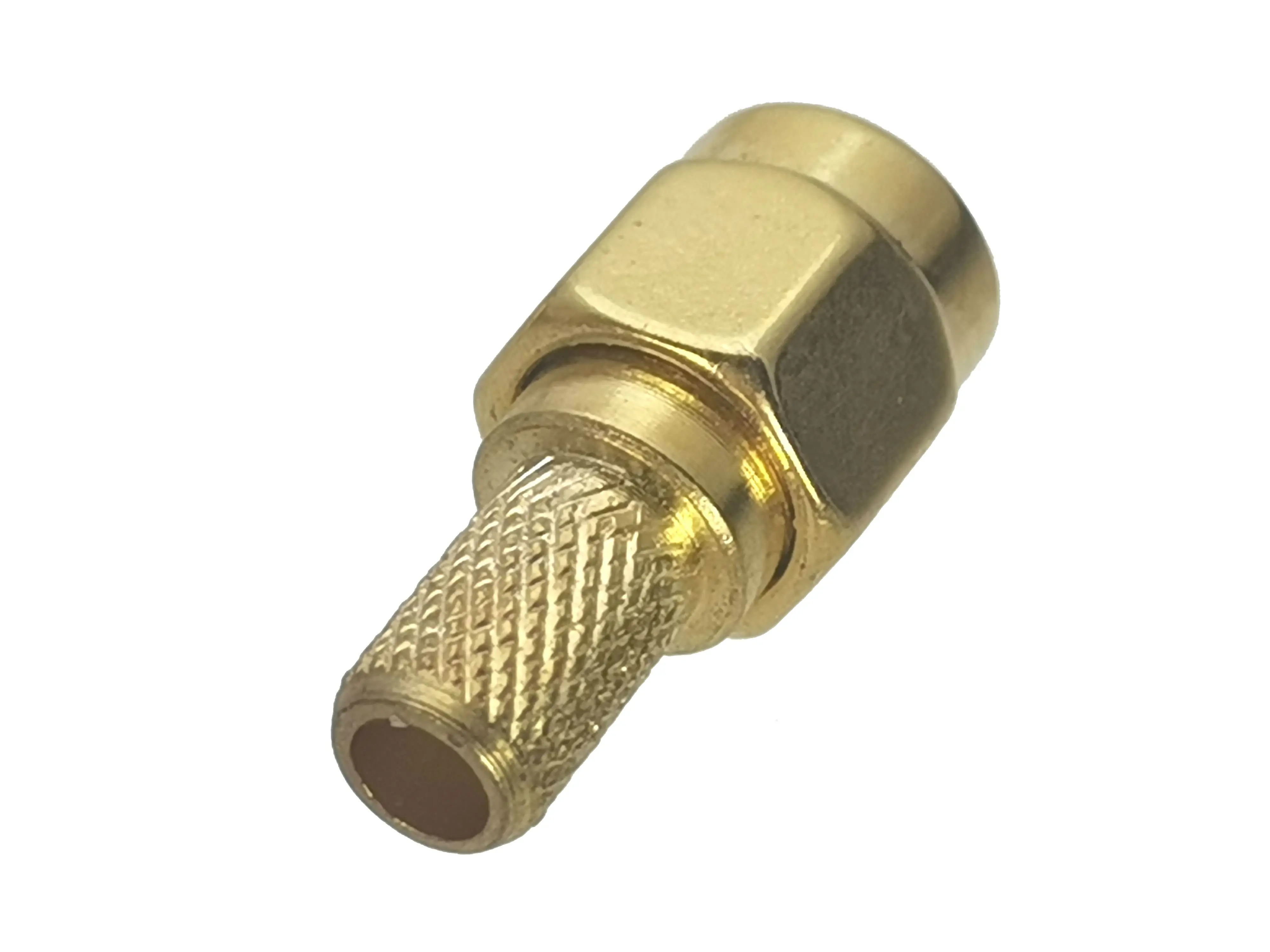 10Pcs Connector SMA Male plug Crimp For RG58 RG142 LMR195 RG400 Cable 50ohm RF Adapter Coaxial High Quanlity