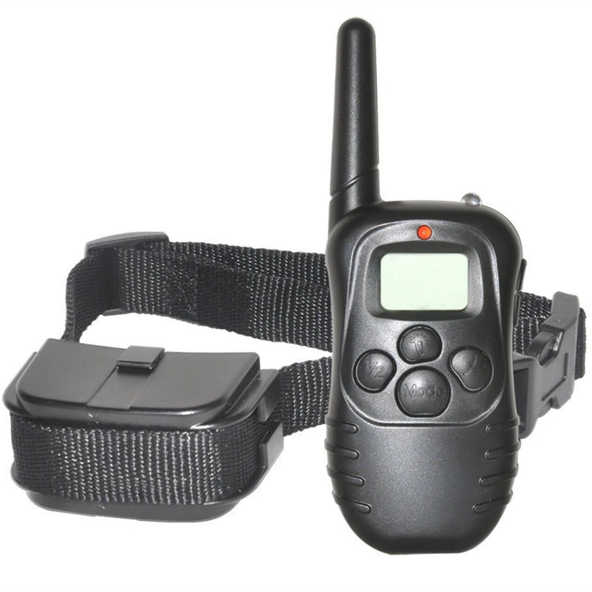 998D-1 300M Pet Dog Anti Bark Training Collar with LCD Display Shock Control Waterproof Stop Barking Dog Training Equipment