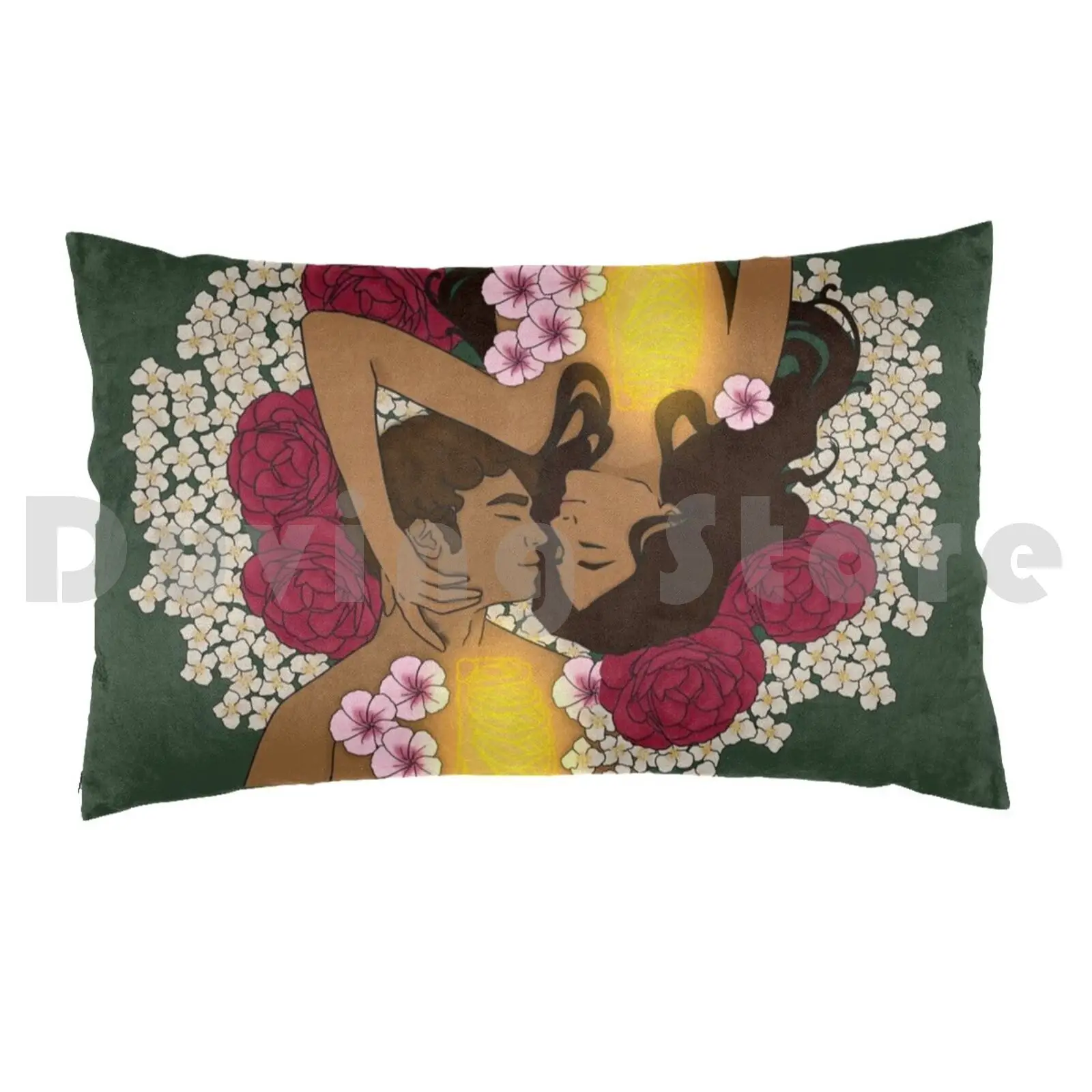 Adam And Eve Pillow Case Printed 50x75 Adam And Eve Adam Eve Bible Bible Verse Biblical Art Flowers Ribs Glow