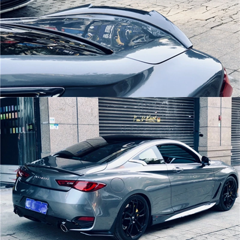 

Спойлер для Infiniti Q60 Q60S, высококачественный спойлер из углеродного волокна для заднего крыла автомобиля, спойлер для Infiniti Q60 2016-2018