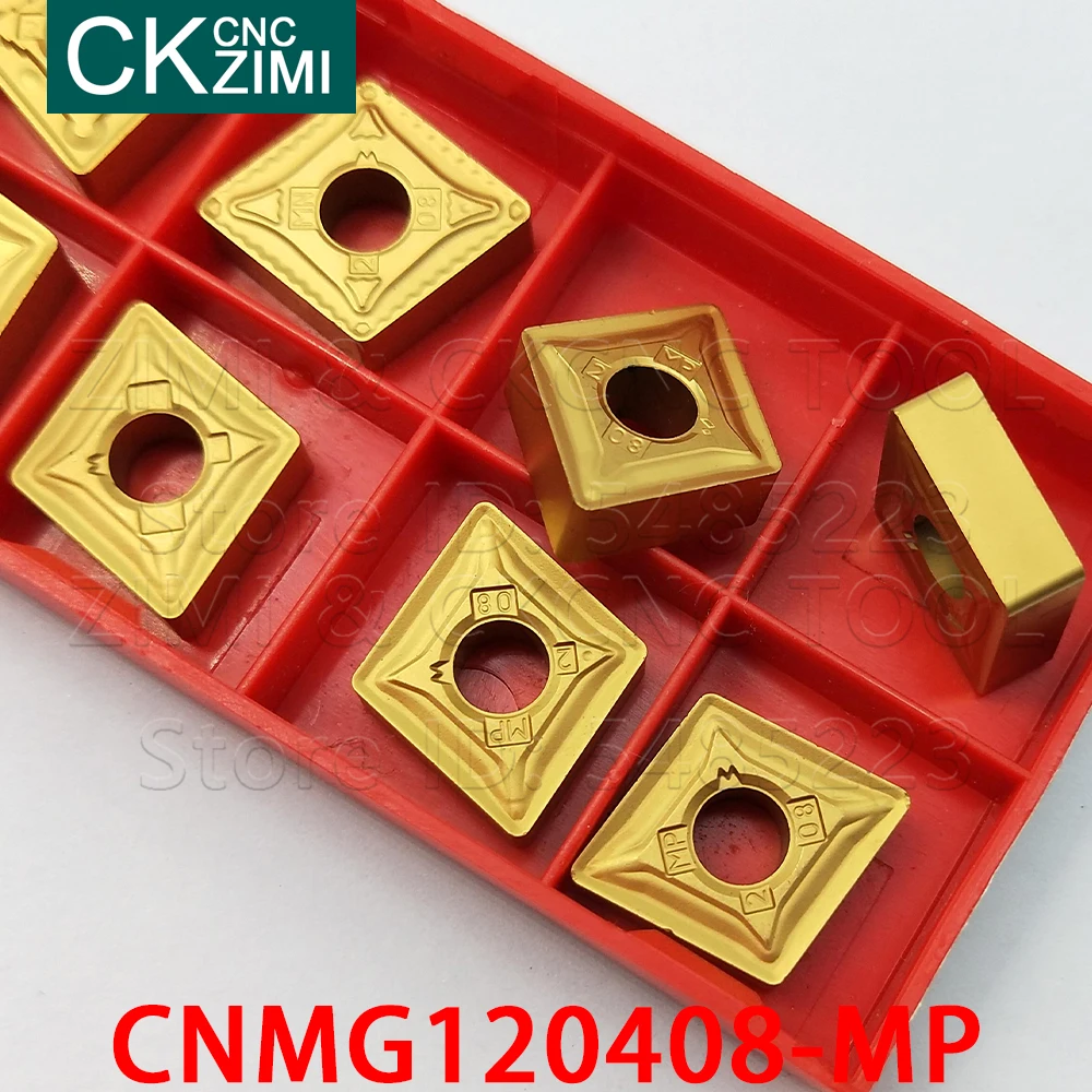 CNMG120408-MP BP010 CNMG 120408 MP Carbide Inserts External Turning Insert Tools CNC Metal Lathe Tools for steel stainless steel