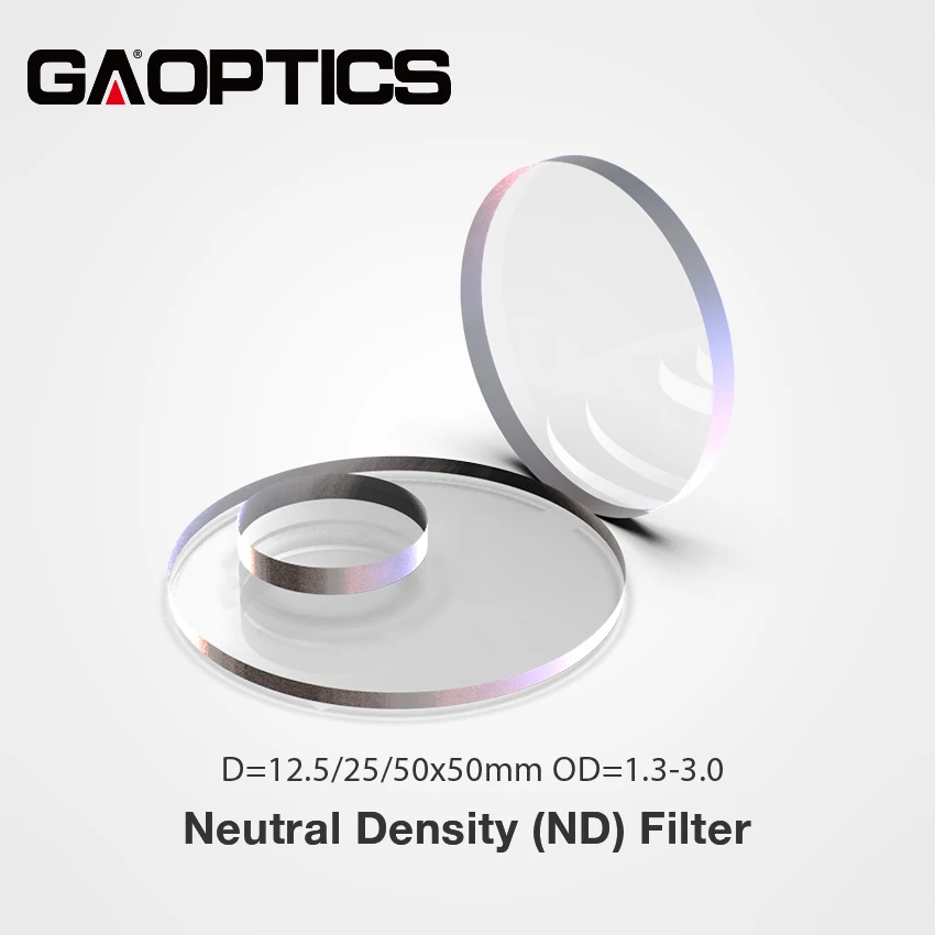 Wholesale Neutral Density (ND) Optical Filters Dia 12.5mm 25mm 50X50mm